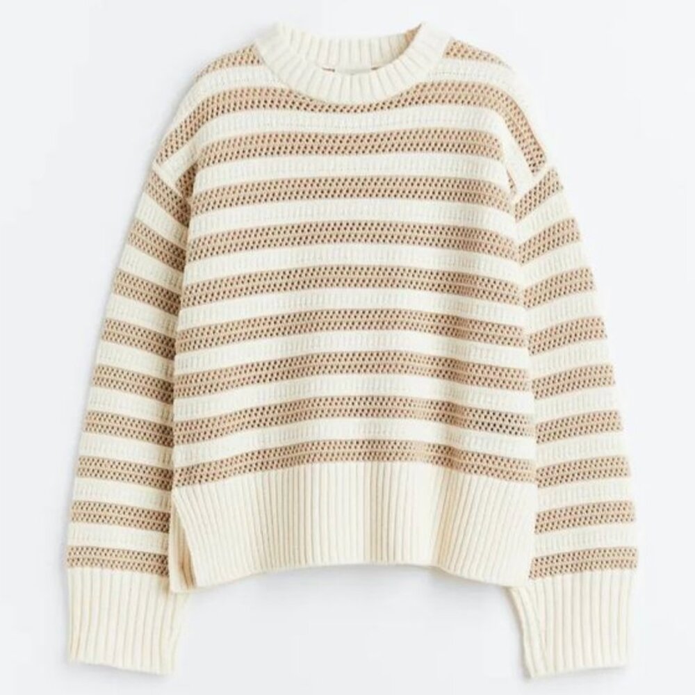 Hole-knit Sweater H&M